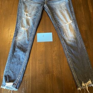 Miss Me Curvy Ankle Skinny Stretch Jean 29 waist